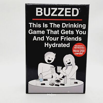 Buzzed Drinking Game Hydration Recently Refreshed Edition Adult Cards