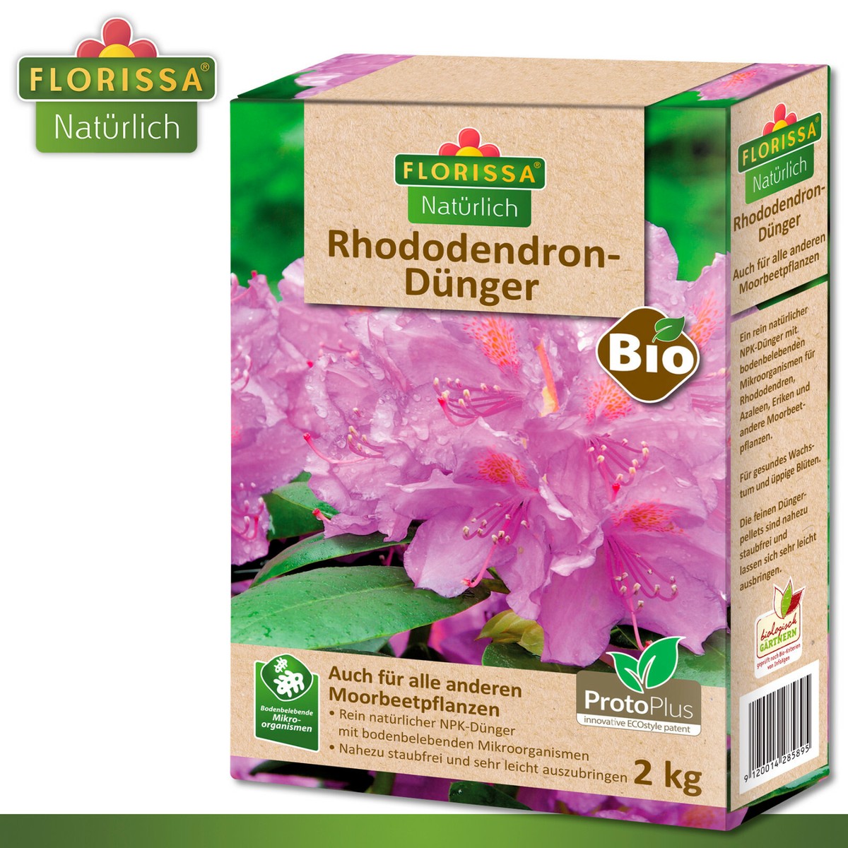 Florissa 2 kg Rhododendron-Dnger mit Dngerzusatz Proto Plus Bio Azalee |  eBay.de