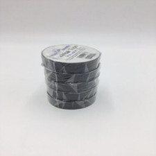 Shurtape Electrical Insulating Tape, 60' Length x 3/4" Width, Black 5 Roll .