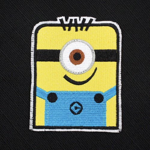 Cattivissimo Me Minions Stuart Dave toppa ricamata da cucire e stirare, nuova! - Foto 2 di 4