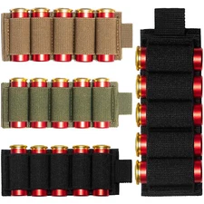 Tactical 5 Rounds Shotgun Side Saddle Carrier 12/20 Gauge Shotgun Shell Holders