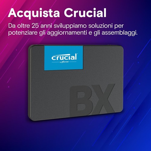 SSD Crucial CT2000BX500SSD SATA SSD 2TB, Interno 2,5", 540MB/s 2000gb 3D NAND - Photo 6/7