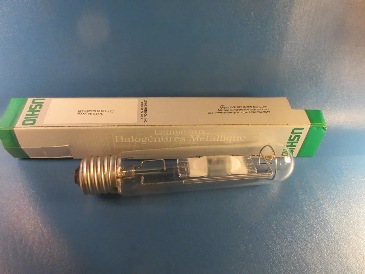 Ushio UHI S400DD Metal Halide Lamp 50000798 400 Watt Bulb eBay