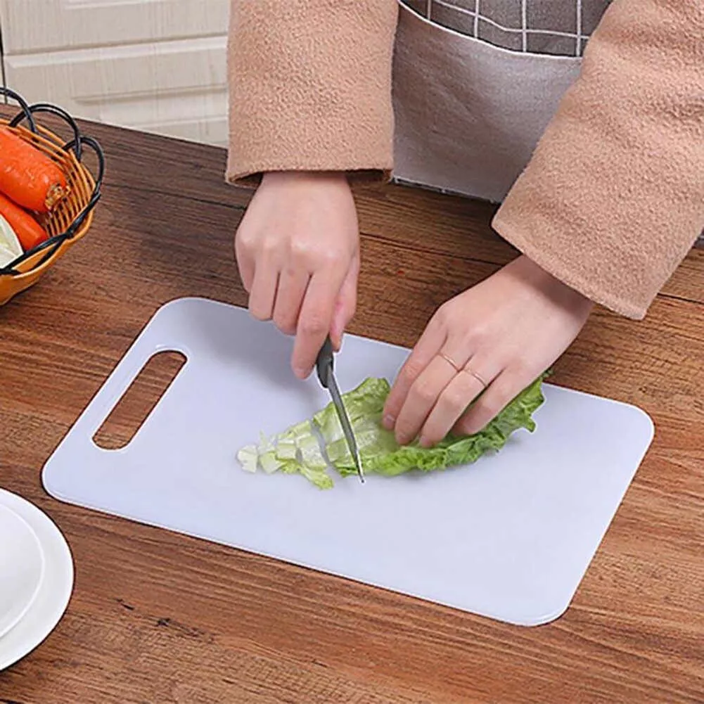 🔥White Chopping Board Baking Kitchen Plastic Cutting Board Worktop Strong  Nylon