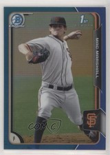 2015 Bowman Draft Chrome Blue Refractor 9/150 Mac Marshall #113 sh7