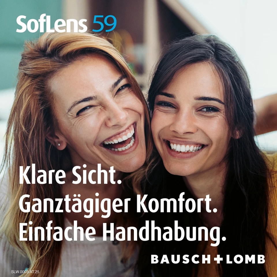Bausch + Lomb SofLens 59 Monatslinsen, sphärische Kontaktlinsen, weich, 6 St. - Bild 2 von 4