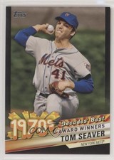2020 Topps Decades Best Series 2 Award Winners Black 58/299 Tom Seaver HOF fm0
