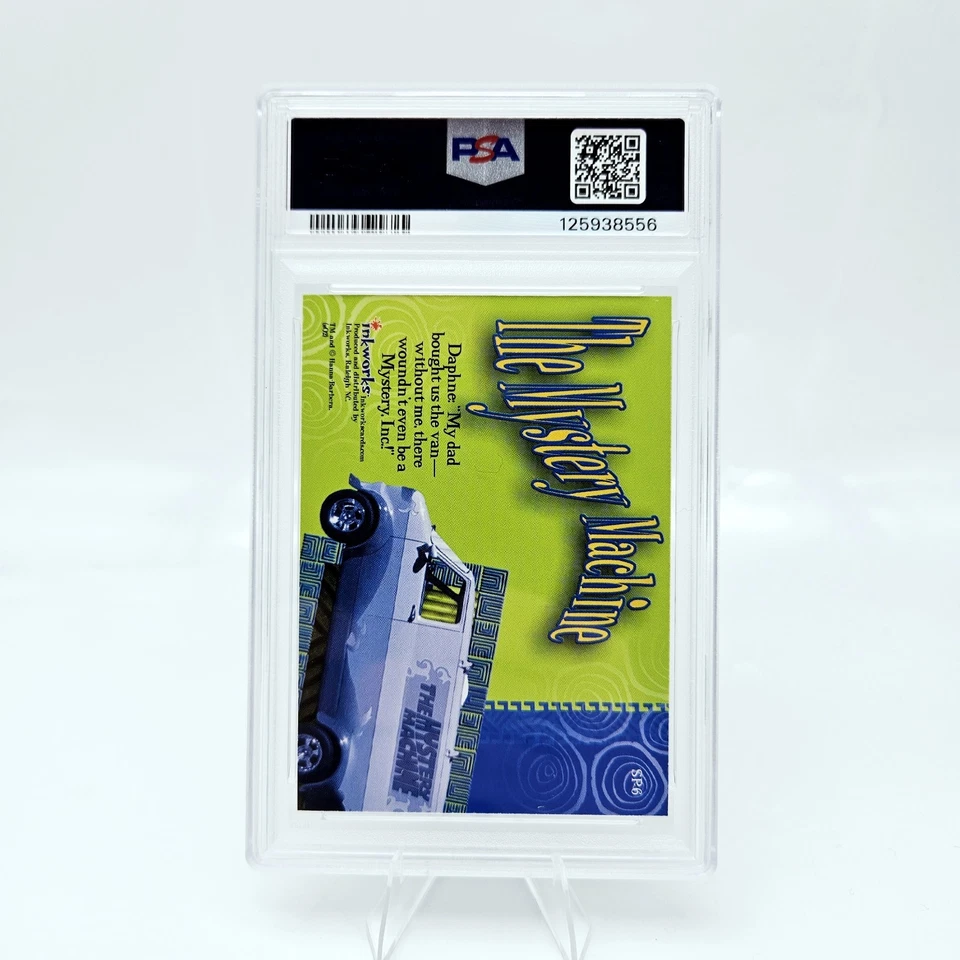 2002 Scooby Doo Mystery Machine Card #SP6 Sparkly Inkworks Pop 2 None Higher  - Image 2 of 3