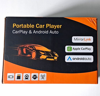 A Portable Car Player with Apple CarPlay and Android Auto Easy to Use