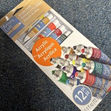 Artist's Loft 12 peintures acryliques tubes de 12 ml **NEUF**