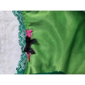 90s Y2K Victoria's Secret Sexy Little Things Green Lace Babydoll Ligerie Set S