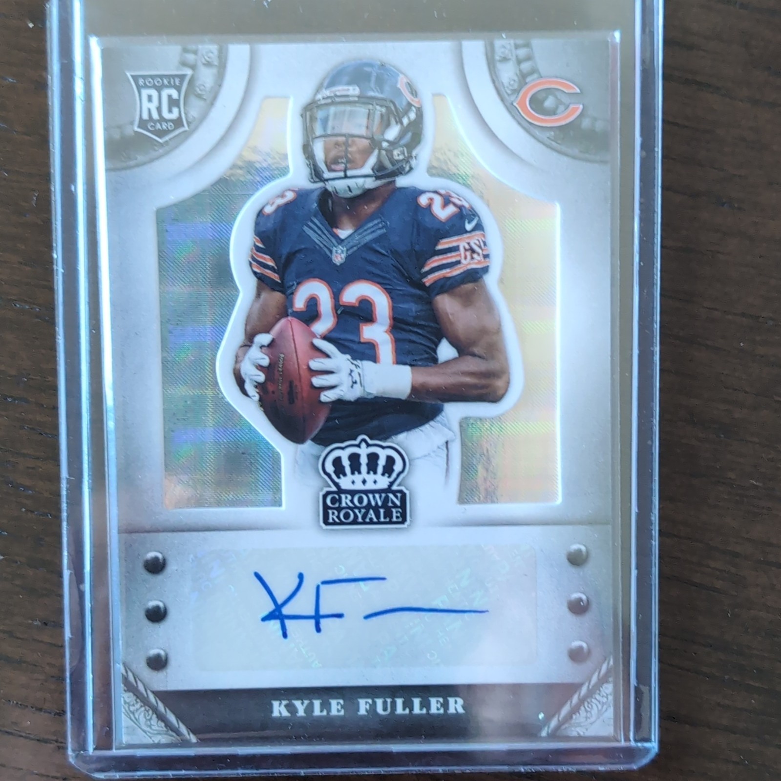 Kyle Fuller Panini Crown Royale Rookie Signatures #SKF Bronze Pyramid