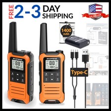 Walkie Talkies Long Range for Adults, Rechargeable Walkie Talkie F22 FRS Radi...
