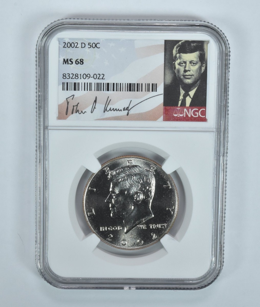 2002-D Kennedy Half Dollar MS68 NGC Special Label | eBay