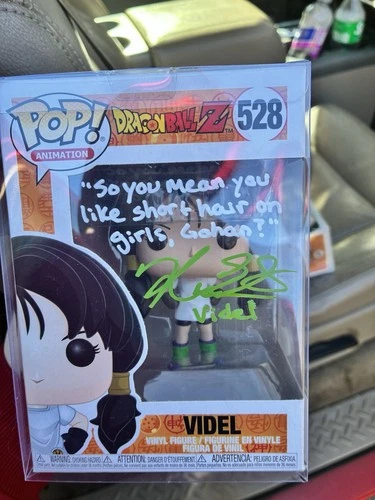 Funko Pop! Dragon ball Z#528 Videl Signed by Kara Edwards w MAS