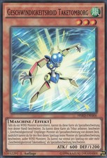 YuGiOh Geschwindigkeitsroid Taketomborg HSRD-DE006 Super Rare Good 1st