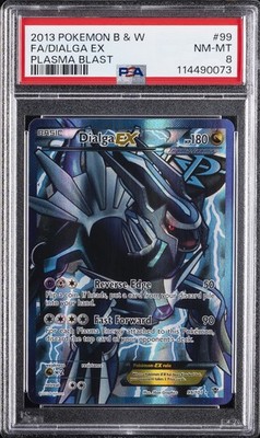 2013 POKEMON B&W PLASMA BLAST #99 FULL ART/DIALGA EX PSA 8 | eBay