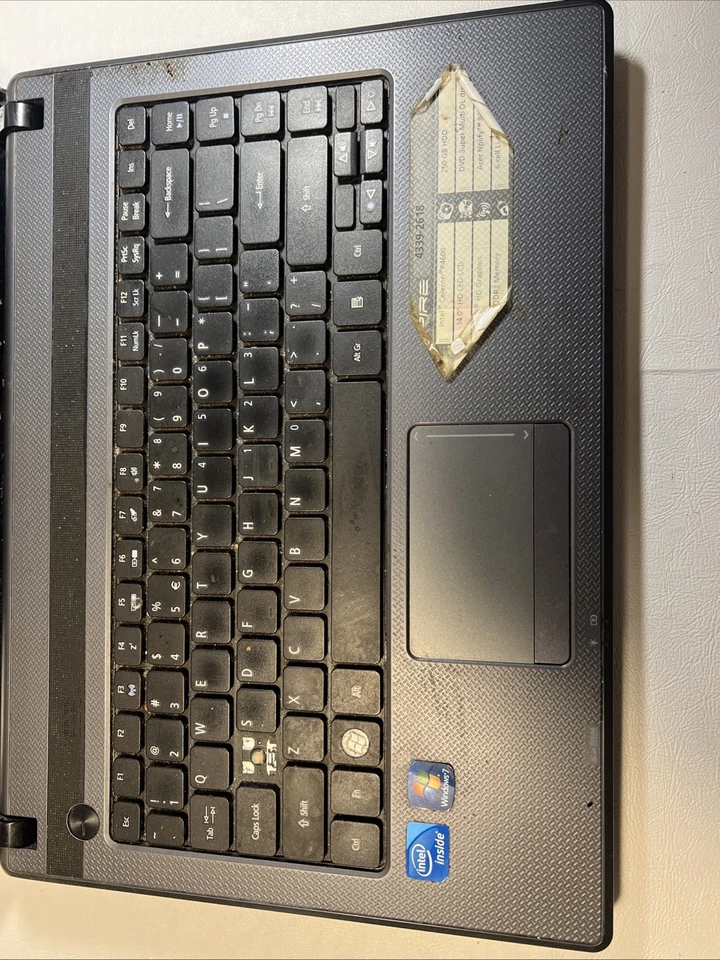 "Laptop 14"" Acer Aspire 4339-2618 Intel Celeron 2,00 GHz 2 GB RAM 250 GB HDD Foto 3 de 4