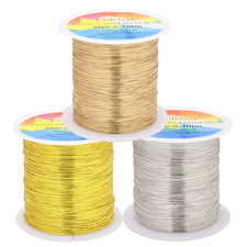 Fadeless Copper Clad Steel Wire for Craft and Jewelry Making, 100M, 0.3/0.4mm