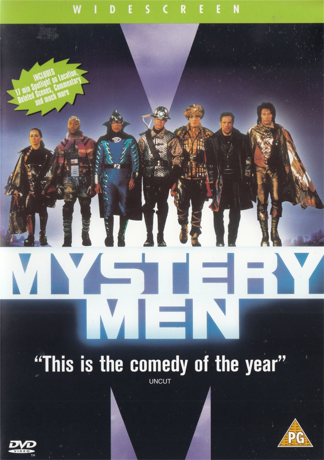 Mystery Men - Hank Azaria, Claire Forlani - NEW Region 2 DVD
