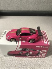 Pop Race 1:64 Porsche 997 RWB Pink #187 Nip
