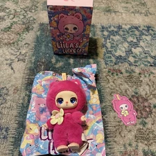 LIILA TOYS LIILA'S Lucky CAT Plush Toy Confirmed Hot Pink 100% Authentic