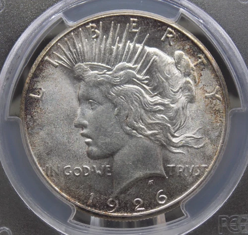 1926 "S" Peace SILVER Dollar $1 PCGS MS63 #511 Unc BU Uncirculated ECC&C, Inc.
