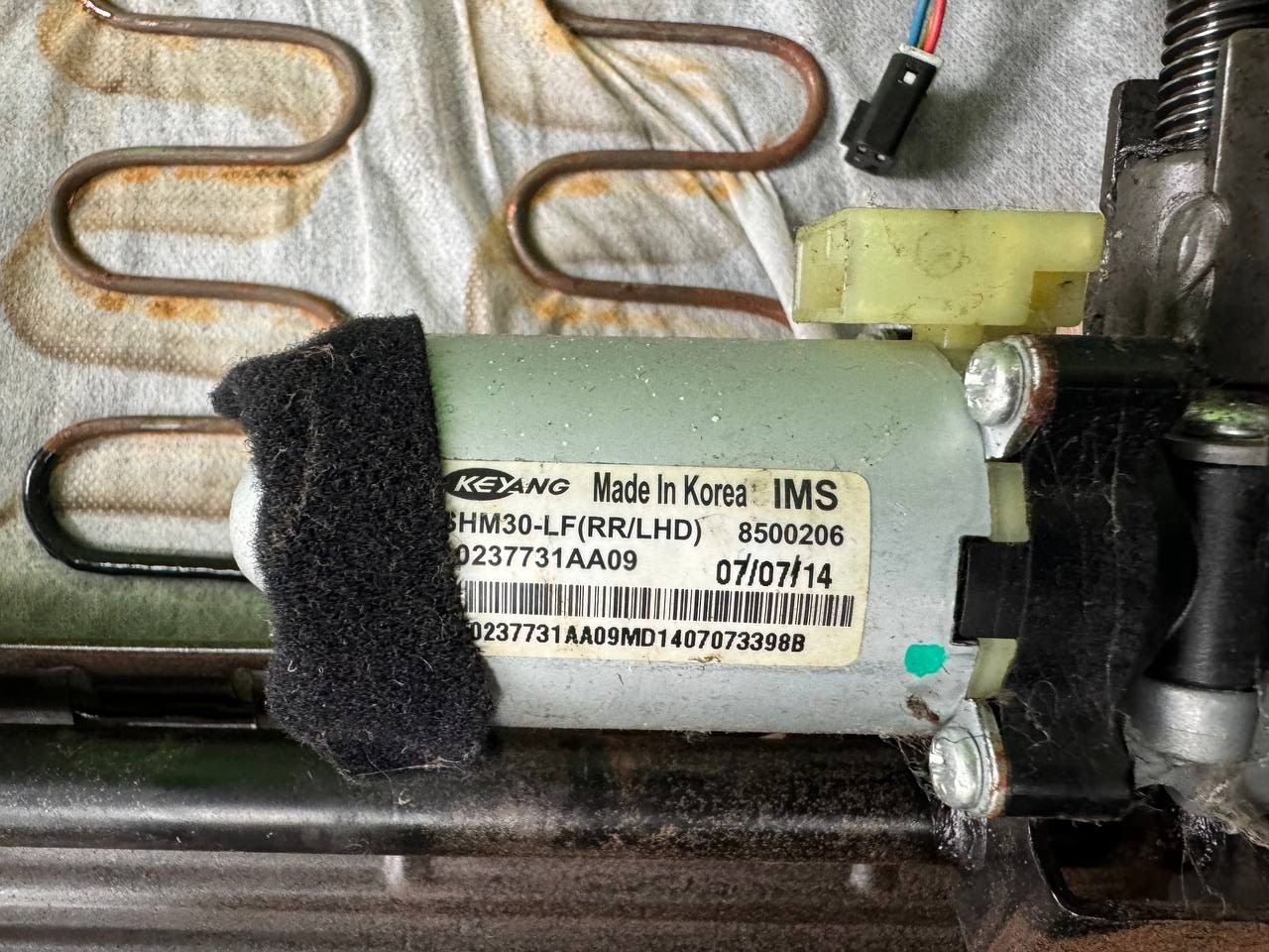 14-17 Maserati Ghibli Front Left Lower Bottom Seat Cushion Assembly OEM