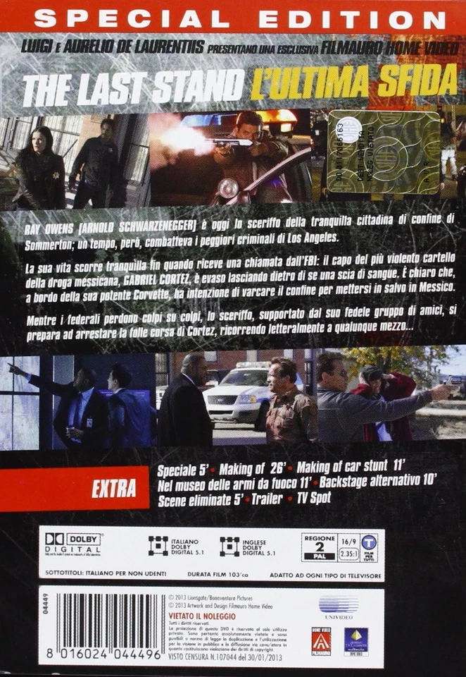 The Last Stand - L'Ultima Sfida (DVD) arnold schwarzenegger forest whitaker - Image 3 of 3