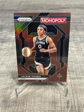 2024 WNBA Monopoly - Jackie Young - Brown Prizm SP /249 - Las Vegas Aces
