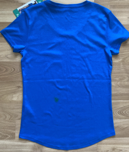KIRKLAND Signature Ladies 100% Pima cotton Tee Blue size XL - Picture 2 of 5