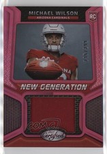 2023 Certified New Generation Jerseys Mirror Pink 235/299 Michael Wilson 1b8