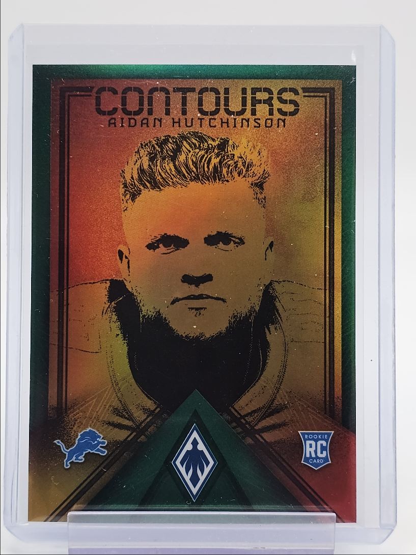 Aidan Hutchinson Panini Phoenix Contours #CT20 Green