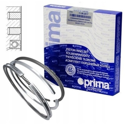 Piston rings Prima for Opel 1.7 CDTi 2010- A17DTE A17DTC A17DTF STD X1