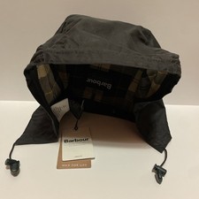 Image of Vintage MHO0004SG91 Barbour Waxed Cotton Hood Large in Black