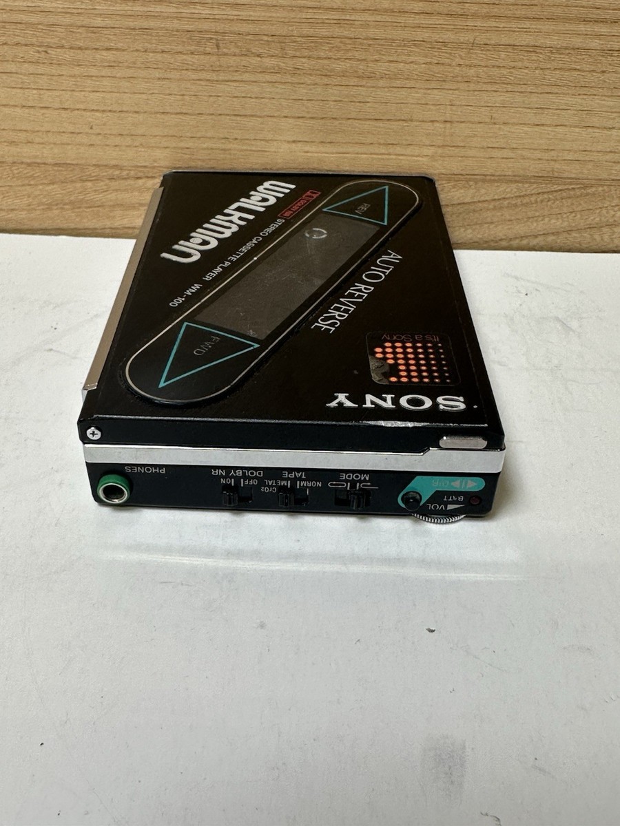 Sony Walkman WM-100 Cassette Player (FOR PARTS OR REPAIR) | eBay