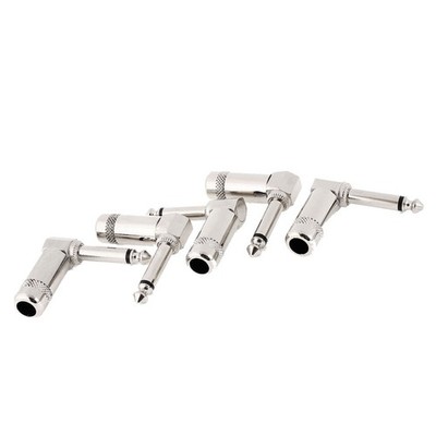 5 Stücke Bend Mic Lautsprecher 6.35mm 1/4'' Stecker Mono Audio Adapter Connector