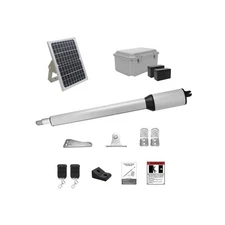 X X-HOUSE C05 Automatic Gate Opener with Solar Panel & Batteries for Medium D...