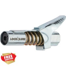 LockNLube Grease Gun Coupler 10000 PSI Locks Zerk Fittings Original Best Seller