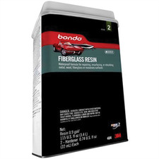 Dynatron Bondo 401 Fiberglass Resin, 1 pt Can, Clear, Liquid DYN.401
