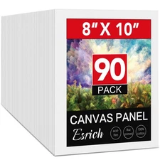 Canvas Boards for Painting, 90 Pack Canvases for Painting 8x10 Cotton Primed ...