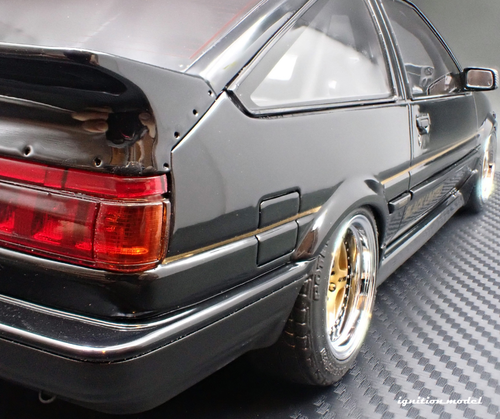 ignition model IG3490 1/18 Sprinter Trueno AE86 3Door GT Apex Black Limited - Picture 10 of 12