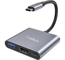 USB C to HDMI Multiport Adapter with USB-C PD Charging Port, 4K HDMI Output P...