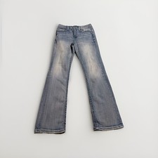 BKE Conner Jeans Boys 14 Blue Wash Straight Leg Stretch Denim Adjustable Waist