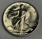 Lustrous Mint State 1934-P Walking Liberty Silver Half Dollar, Orig Uncirculated