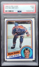 1984-85 O-Pee-Chee Wayne Gretzky #243 Edmonton, Oilers PSA 7 NM