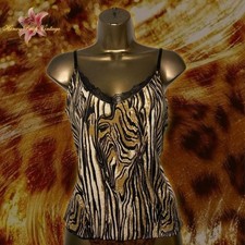 Gabriella Rossi Gold & Black Silk Blend Zebra...
