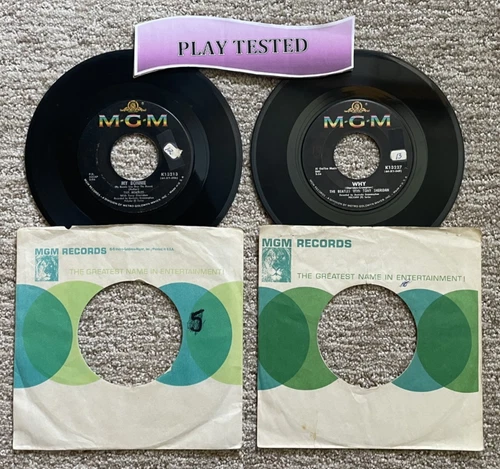 The Beatles With Tony Sheridan 45 rpm LOT (2): Why & My Bonnie - MGM 1964 TESTED