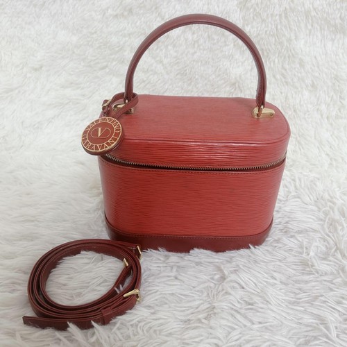 VALENTINO GARAVANI Women Vanity Shoulder Hand Bag 2Way Leather Pink Gold