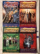 ABSOLUTE AUTHORITY:  Wildstorm Trade Collection, Lot of 4 Graphic Novels (L202)